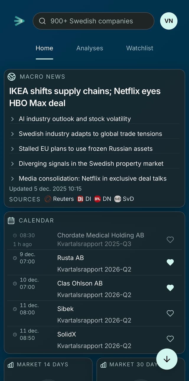 Quanor Platform Mobile